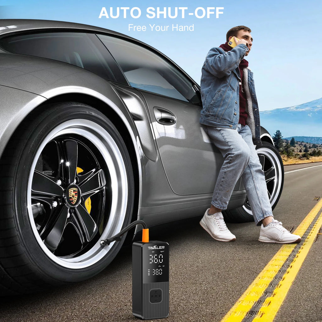 Air Compressor Air Pump for Car Portable Tyre Inflator Electric Motorcycle Pump Air Compressor for Car Motorcycles Bicycles