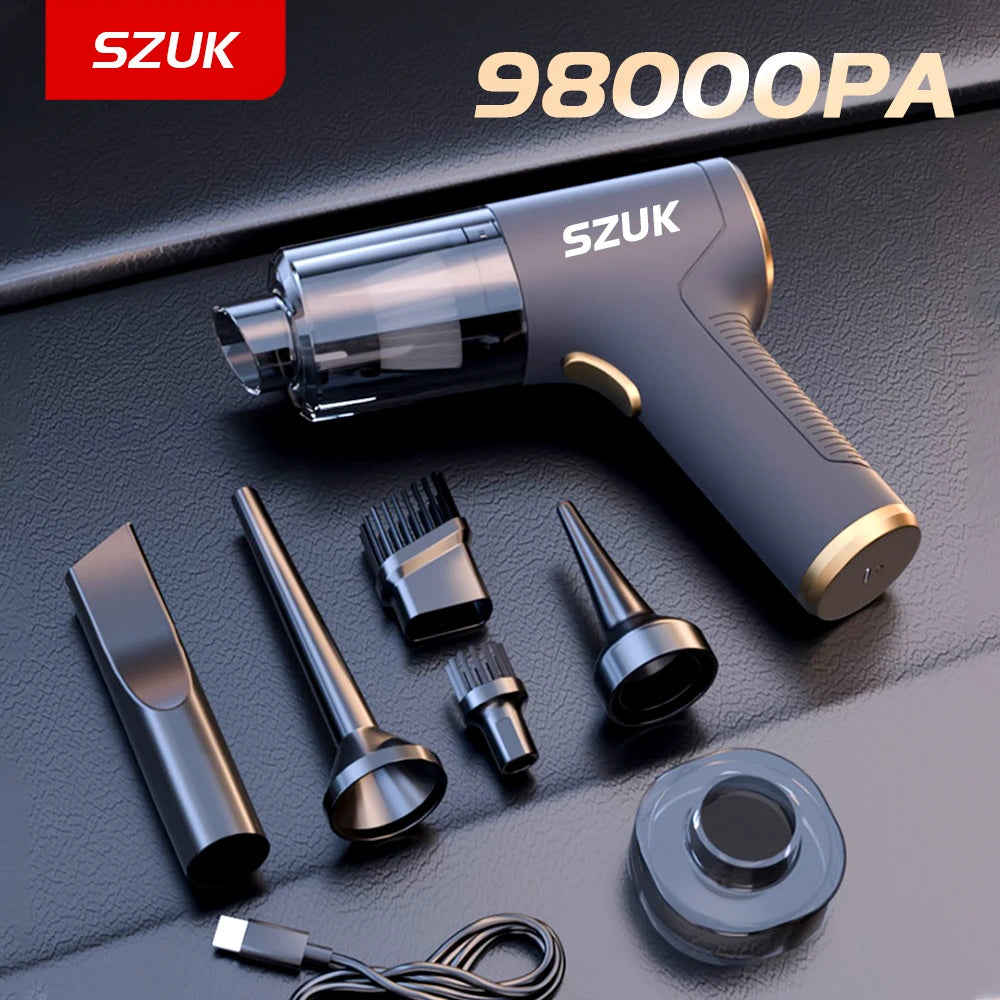 Portable Cordless Car Vacuum Cleaner | Handheld Mini Vacuum for Car, Home $ Office